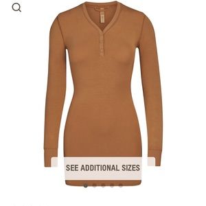 NWT Skims sleep Henley dress